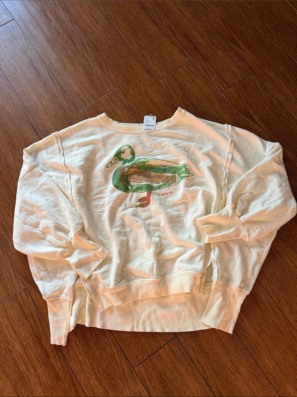 Free People Camden Mallard Duck Graphic Sweatshirt - Picture 3 of 6